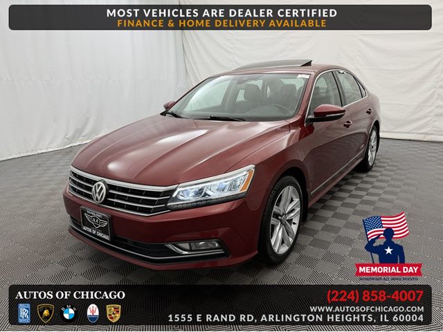 Fortana Red 2016 Volkswagen Passat 1.8T SEL Premium Sedan Front-Wheel Drive Automatic