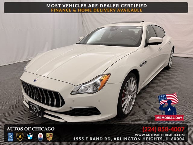 Bianco 2017 Maserati Quattroporte S Q4 GranLusso AWD Sedan All-Wheel Drive Automatic