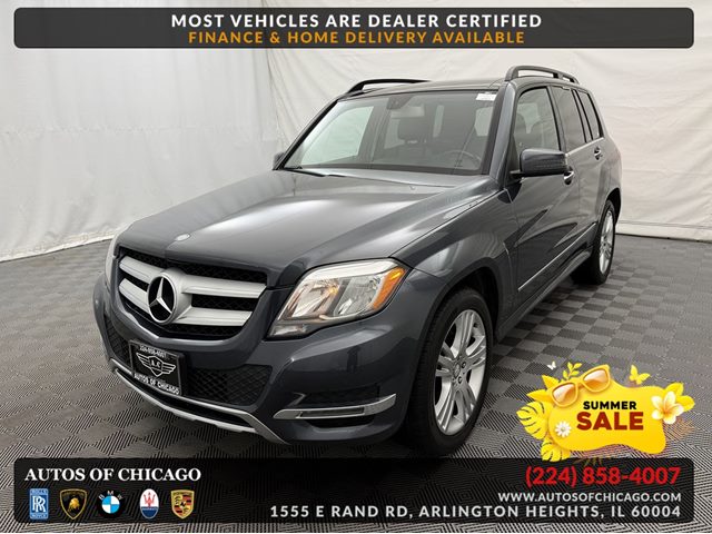 Steel Gray Metallic 2014 Mercedes-Benz GLK 350 4MATIC SUV / Crossover All-Wheel Drive Automatic