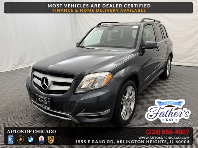 Steel Gray Metallic 2014 Mercedes-Benz GLK 350 4MATIC SUV / Crossover All-Wheel Drive Automatic