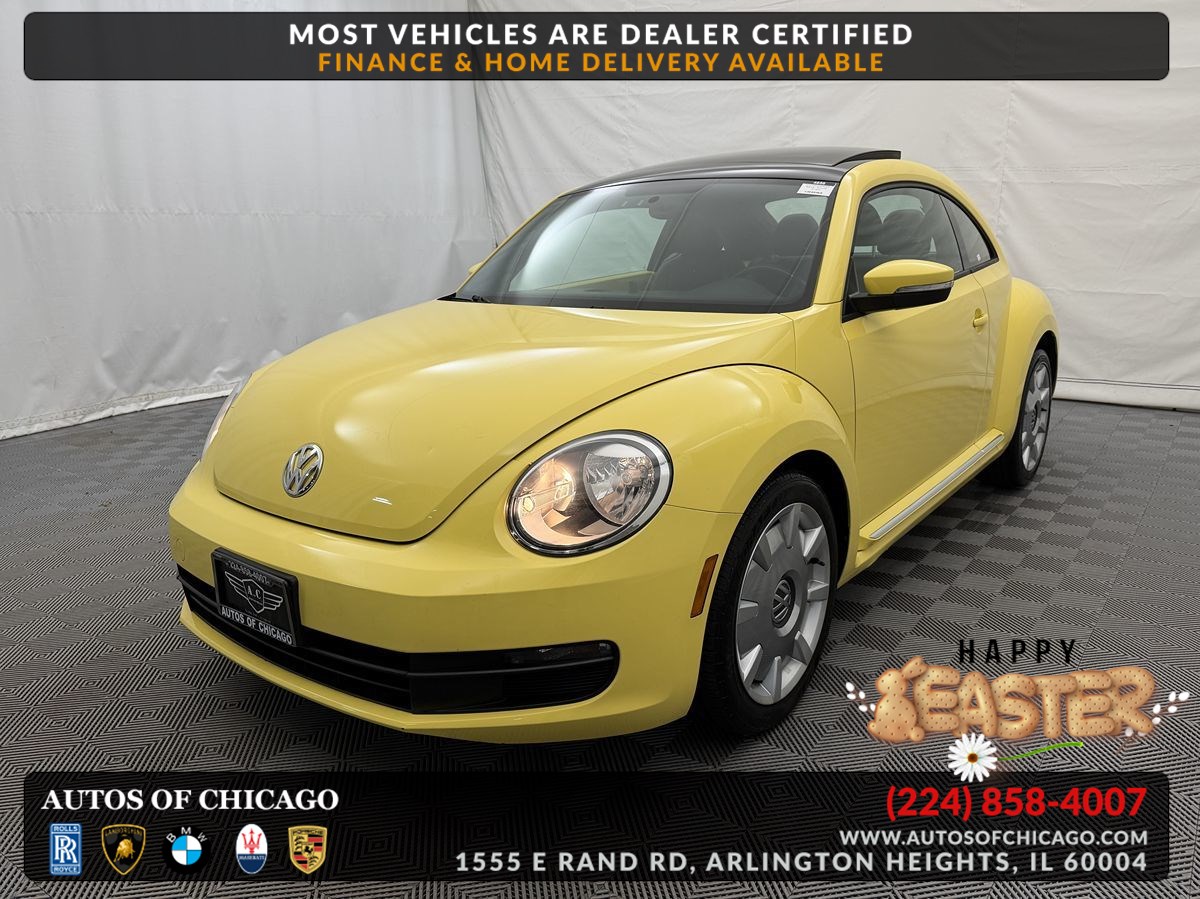 2013 Volkswagen Beetle 2.5L with Sunroof, Sound, and Navigation
