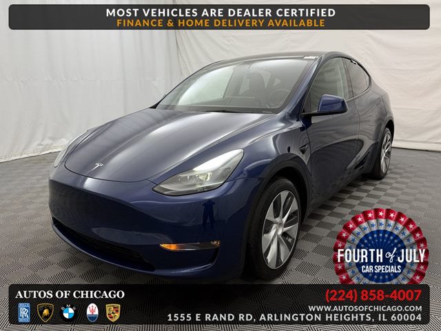 Deep Blue Metallic 2023 Tesla Model Y Long Range AWD SUV / Crossover All-Wheel Drive Automatic