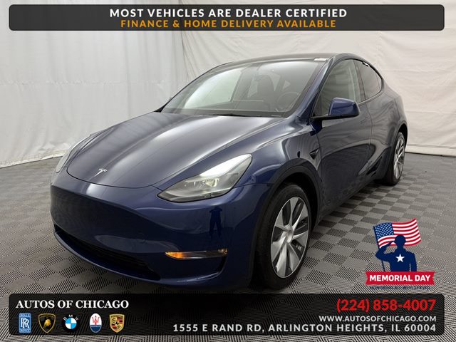 Deep Blue Metallic 2023 Tesla Model Y Long Range AWD SUV / Crossover All-Wheel Drive Automatic