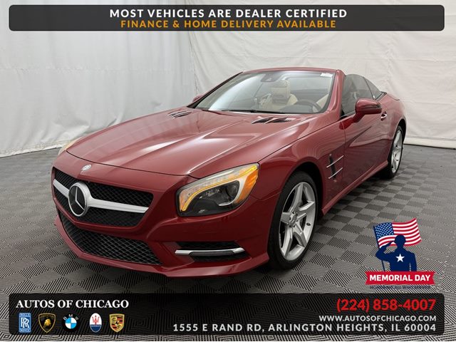 Mars Red 2013 Mercedes-Benz SL-Class SL 550 Convertible Rear-Wheel Drive Automatic