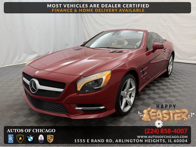 Mars Red 2013 Mercedes-Benz SL-Class SL 550 Convertible Rear-Wheel Drive Automatic