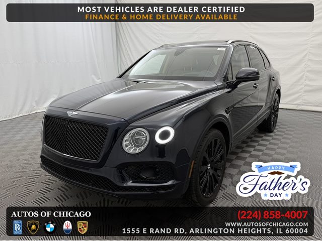Blue 2017 Bentley Bentayga W12 AWD SUV / Crossover All-Wheel Drive Automatic
