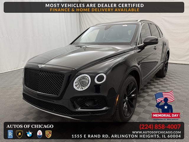 Black 2017 Bentley Bentayga W12 AWD SUV / Crossover All-Wheel Drive Automatic