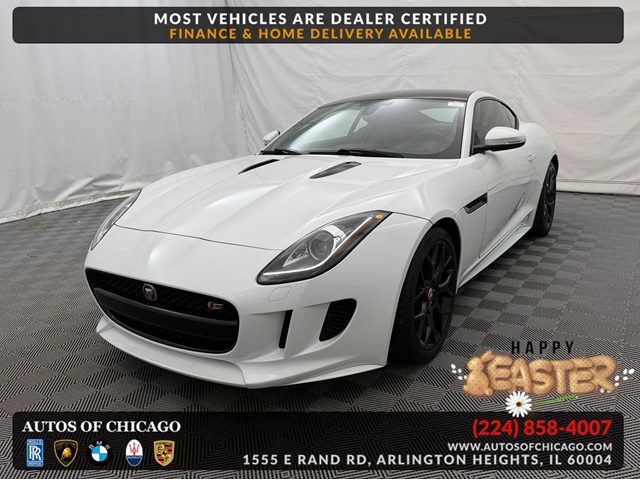 White 2016 Jaguar F-TYPE S Coupe RWD Coupe Rear-Wheel Drive Automatic
