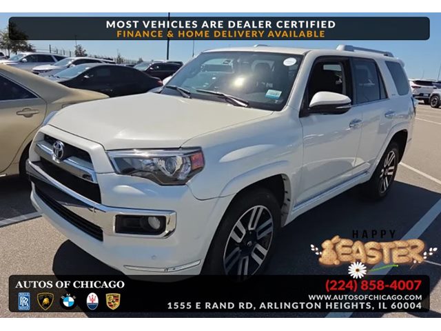 White (Blizzard Pearl) 2016 Toyota 4Runner Limited 4WD SUV / Crossover All-Wheel Drive Automatic