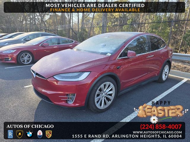 Red Multi-Coat 2017 Tesla Model X 100D AWD SUV / Crossover All-Wheel Drive Automatic