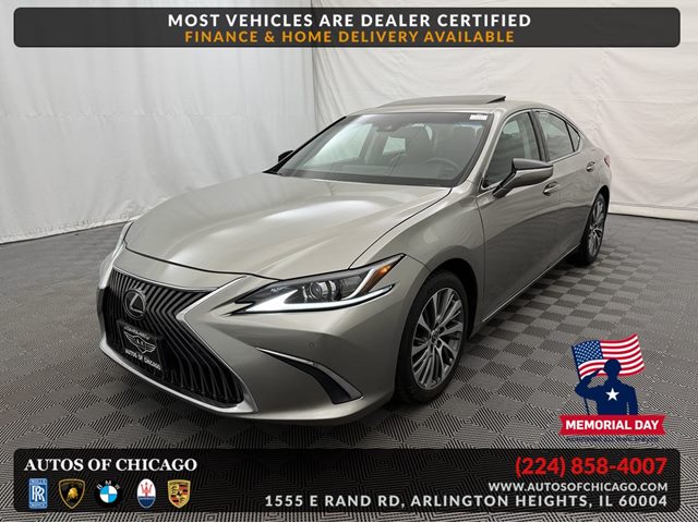 Silver 2019 Lexus ES 350 FWD Sedan Front-Wheel Drive