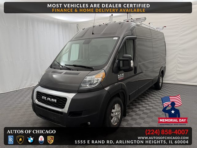 Gray (Granite Crystal Metallic Clearcoat) 2021 RAM ProMaster 2500 159 High Roof Cargo Van FWD Van Front-Wheel Drive Automatic