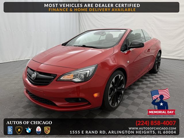 Sport Red 2017 Buick Cascada Sport Touring FWD Convertible Front-Wheel Drive Automatic