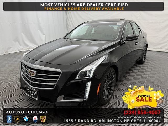 Black Raven 2016 Cadillac CTS 2.0T Luxury AWD Sedan All-Wheel Drive Automatic