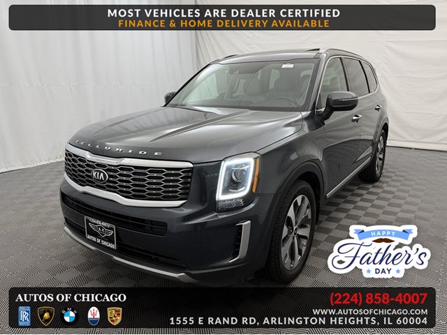 Gray (Gravity Grey) 2020 Kia Telluride S AWD SUV / Crossover All-Wheel Drive Automatic