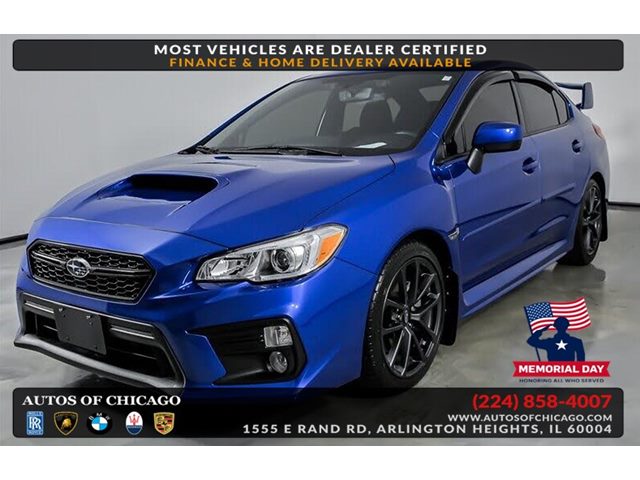 Lapis Blue Pearl 2019 Subaru WRX Premium AWD Sedan All-Wheel Drive Automatic