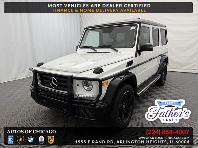 White 2017 Mercedes-Benz G-Class G 550 4MATIC SUV / Crossover All-Wheel Drive Automatic