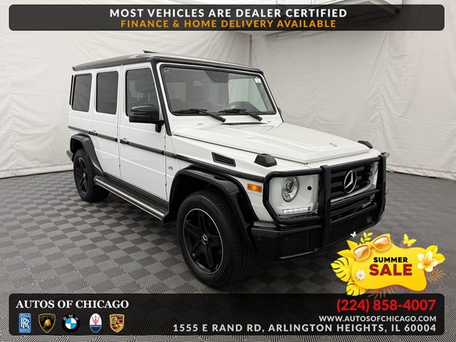 White 2017 Mercedes-Benz G-Class G 550 4MATIC SUV / Crossover All-Wheel Drive Automatic
