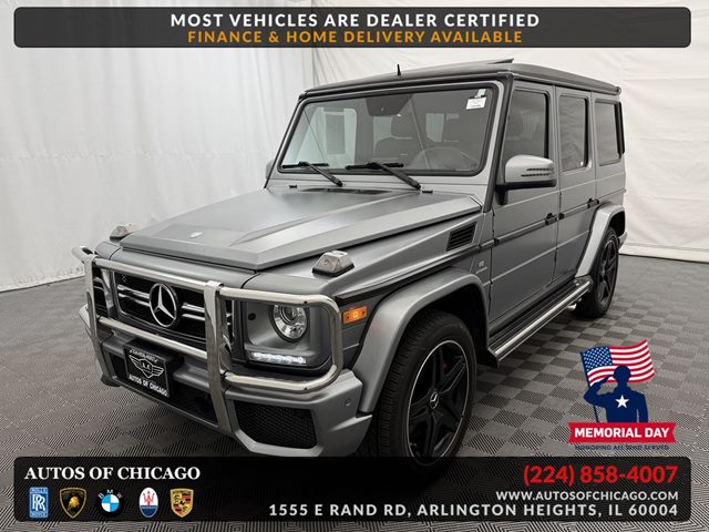 Gray 2016 Mercedes-Benz G-Class G 63 AMG 4MATIC SUV / Crossover All-Wheel Drive Automatic