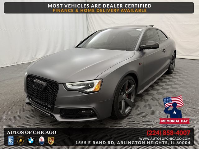Gray 2015 Audi S5 3.0T quattro Premium Plus Coupe AWD Coupe All-Wheel Drive Automatic
