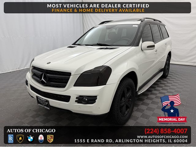 Arctic White 2008 Mercedes-Benz GL-Class GL 450 SUV / Crossover All-Wheel Drive Automatic