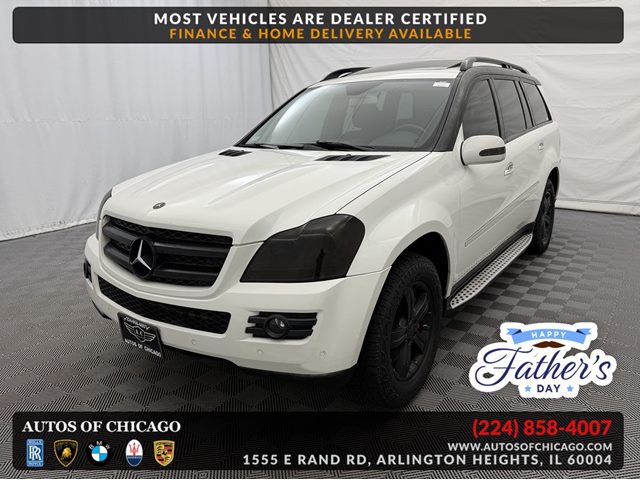 Arctic White 2008 Mercedes-Benz GL-Class GL 450 SUV / Crossover All-Wheel Drive Automatic