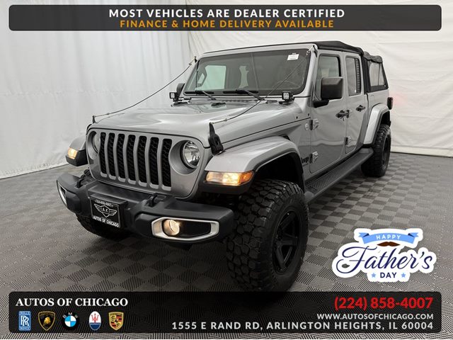 Billet Silver Metallic Clearcoat 2021 Jeep Gladiator Sport S Crew Cab 4WD Pickup Truck Four-Wheel Drive Automatic