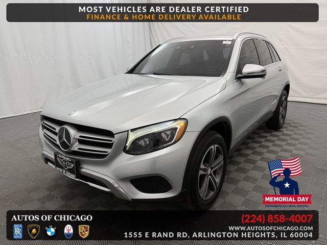 Silver 2017 Mercedes-Benz GLC 300 4MATIC SUV / Crossover All-Wheel Drive Automatic
