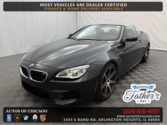 Gray 2017 BMW M6 Convertible RWD Convertible Rear-Wheel Drive Automatic