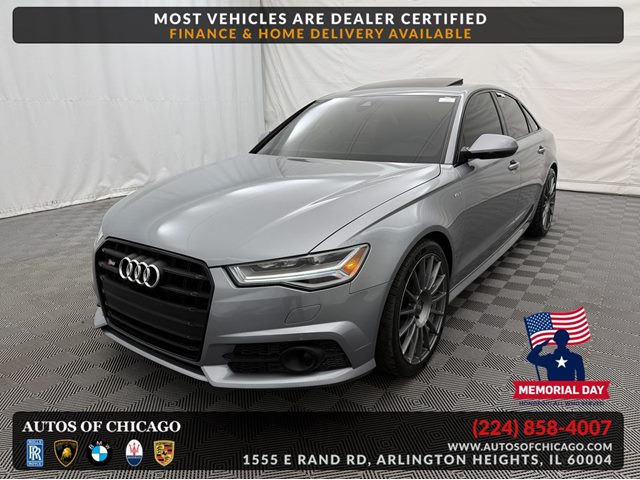 Gray 2018 Audi S6 4.0T quattro Premium Plus Sedan AWD Sedan All-Wheel Drive Automatic