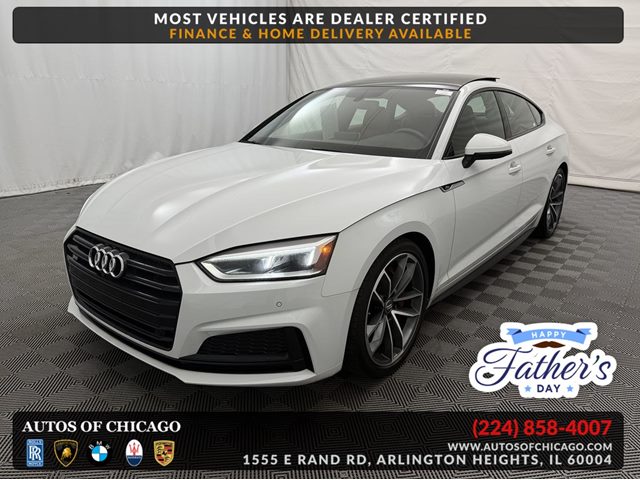 White 2019 Audi S5 Sportback 3.0T quattro Premium Plus AWD Sedan All-Wheel Drive Automatic