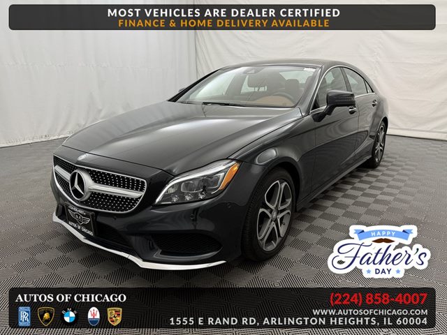 Lunar Blue Metallic 2015 Mercedes-Benz CLS 400 4MATIC Sedan All-Wheel Drive Automatic