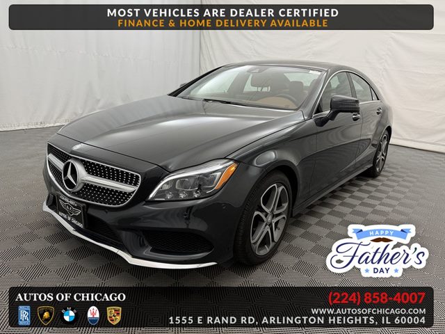 Lunar Blue Metallic 2015 Mercedes-Benz CLS 400 4MATIC Sedan All-Wheel Drive Automatic
