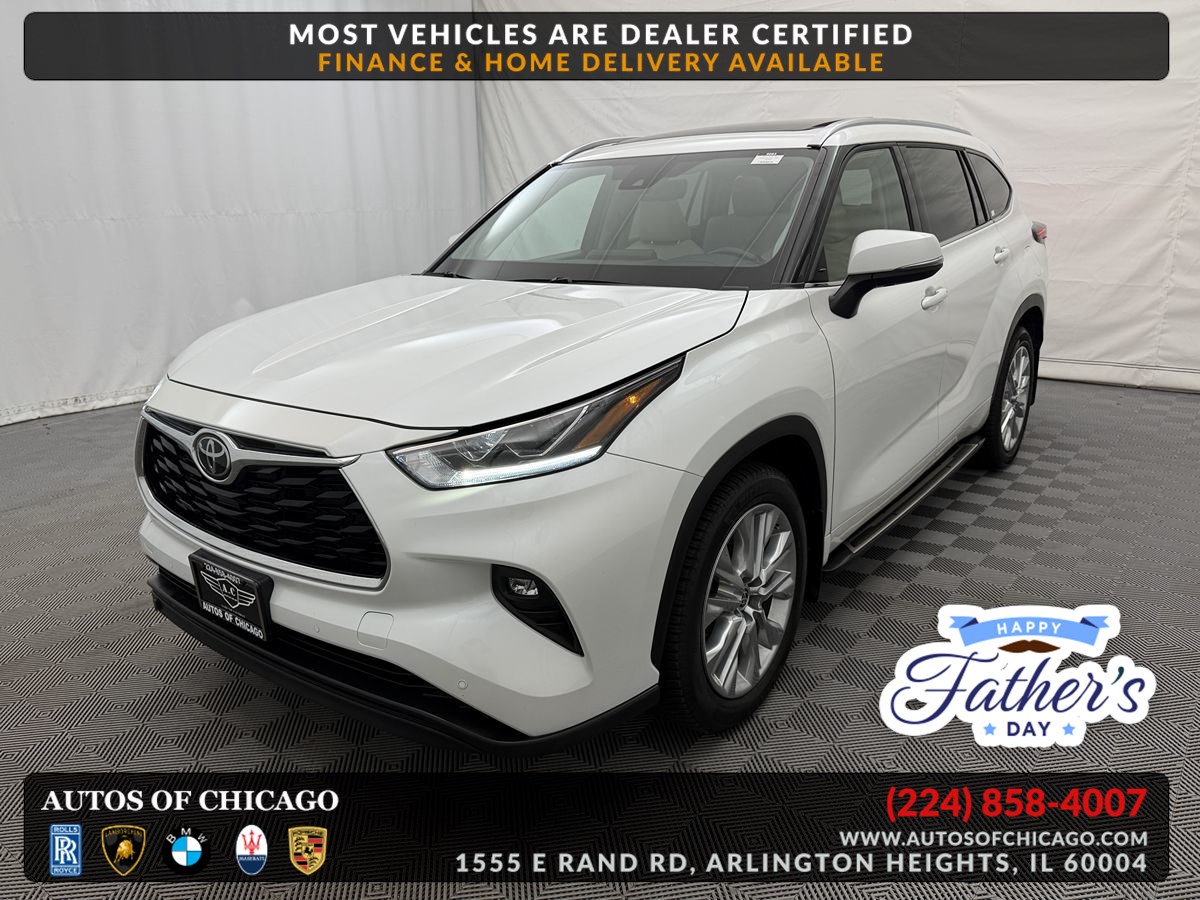 White 2022 Toyota Highlander Limited AWD SUV / Crossover All-Wheel Drive Automatic