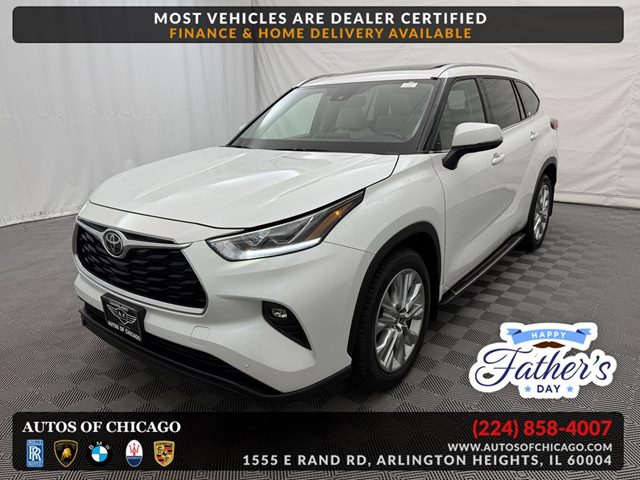 White 2022 Toyota Highlander Limited AWD SUV / Crossover All-Wheel Drive Automatic