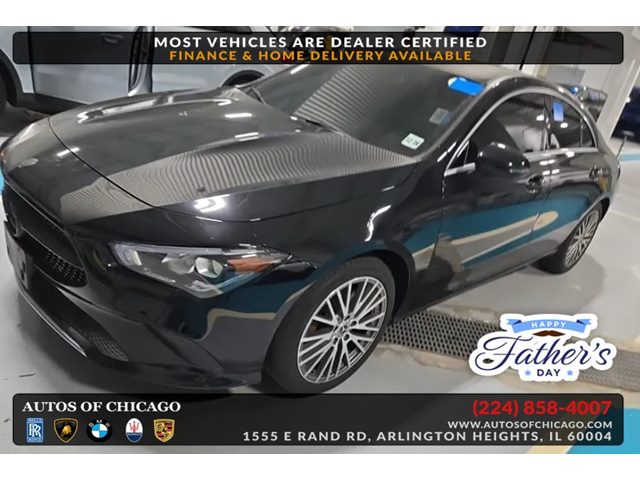 Black 2020 Mercedes-Benz CLA 250 4MATIC Coupe All-Wheel Drive Automatic
