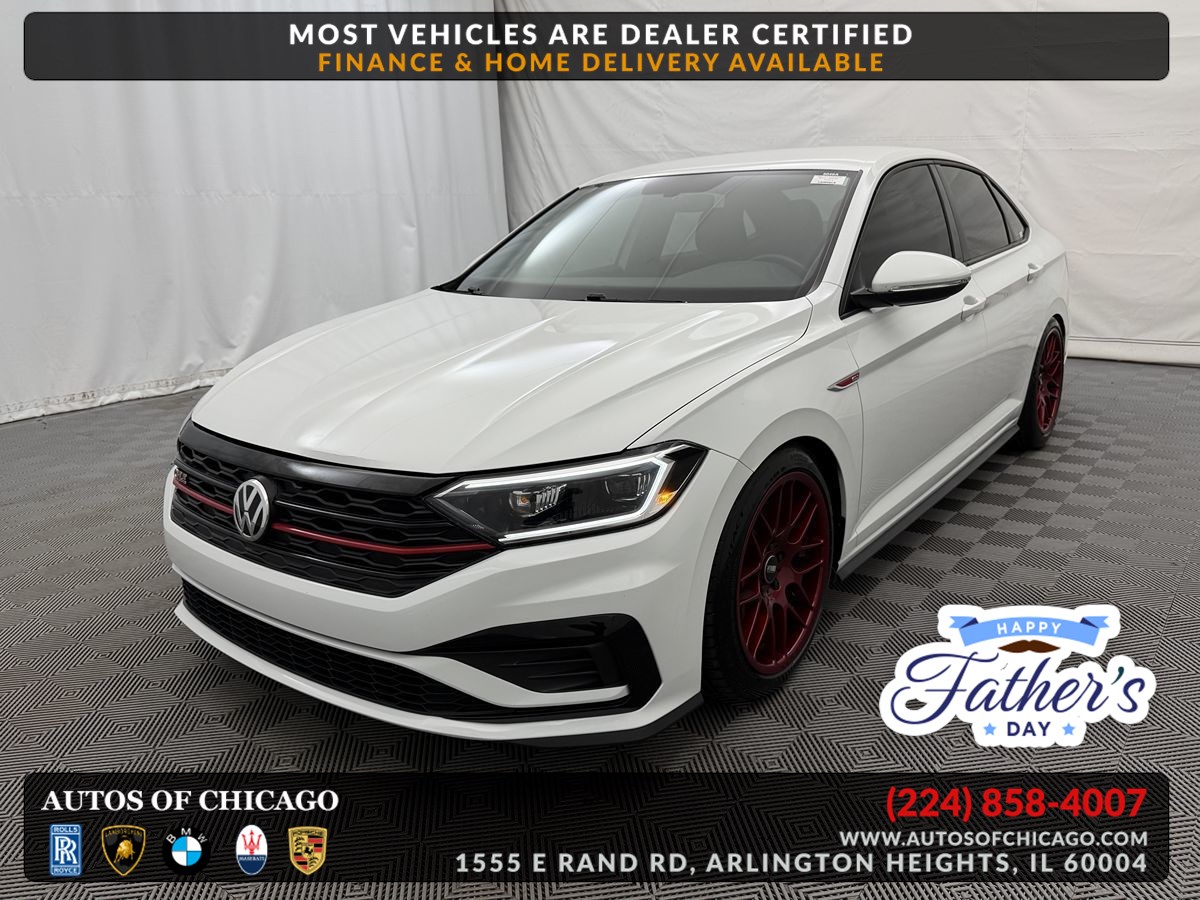 Pure White 2021 Volkswagen Jetta GLI S FWD Sedan Front-Wheel Drive Manual