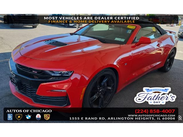 Red Hot 2019 Chevrolet Camaro 2SS Convertible RWD Convertible Rear-Wheel Drive Automatic