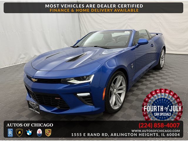 Hyper Blue Metallic 2016 Chevrolet Camaro Convertible Rear-Wheel Drive Automatic