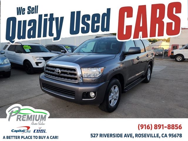 Gray 2013 Toyota Sequoia SR5 4WD SUV / Crossover Four-Wheel Drive Automatic