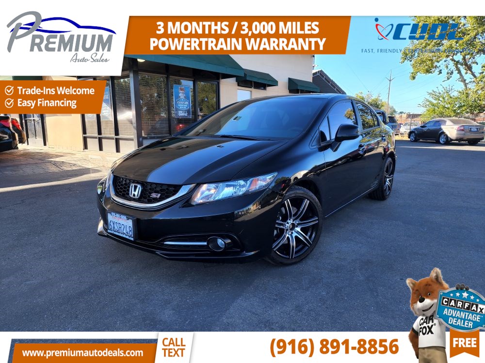 Sold 2013 Honda Civic Sdn Si in Roseville