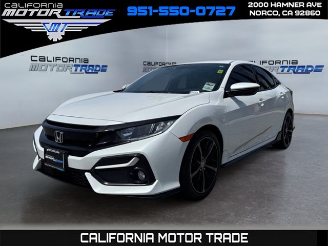 Platinum White Pearl 2021 Honda Civic Hatchback Sport FWD Hatchback Front-Wheel Drive Automatic