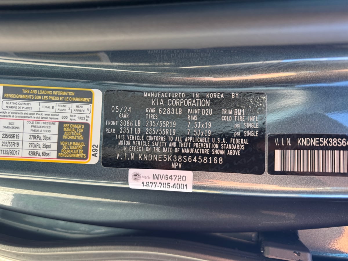 2025 Kia Carnival SX Prestige - Photo 22