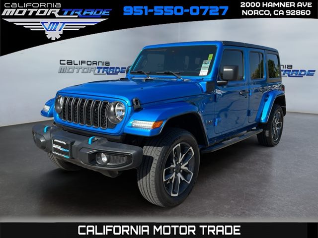Hydro Blue Pearlcoat 2024 Jeep Wrangler 4xe SUV / Crossover Four-Wheel Drive Automatic