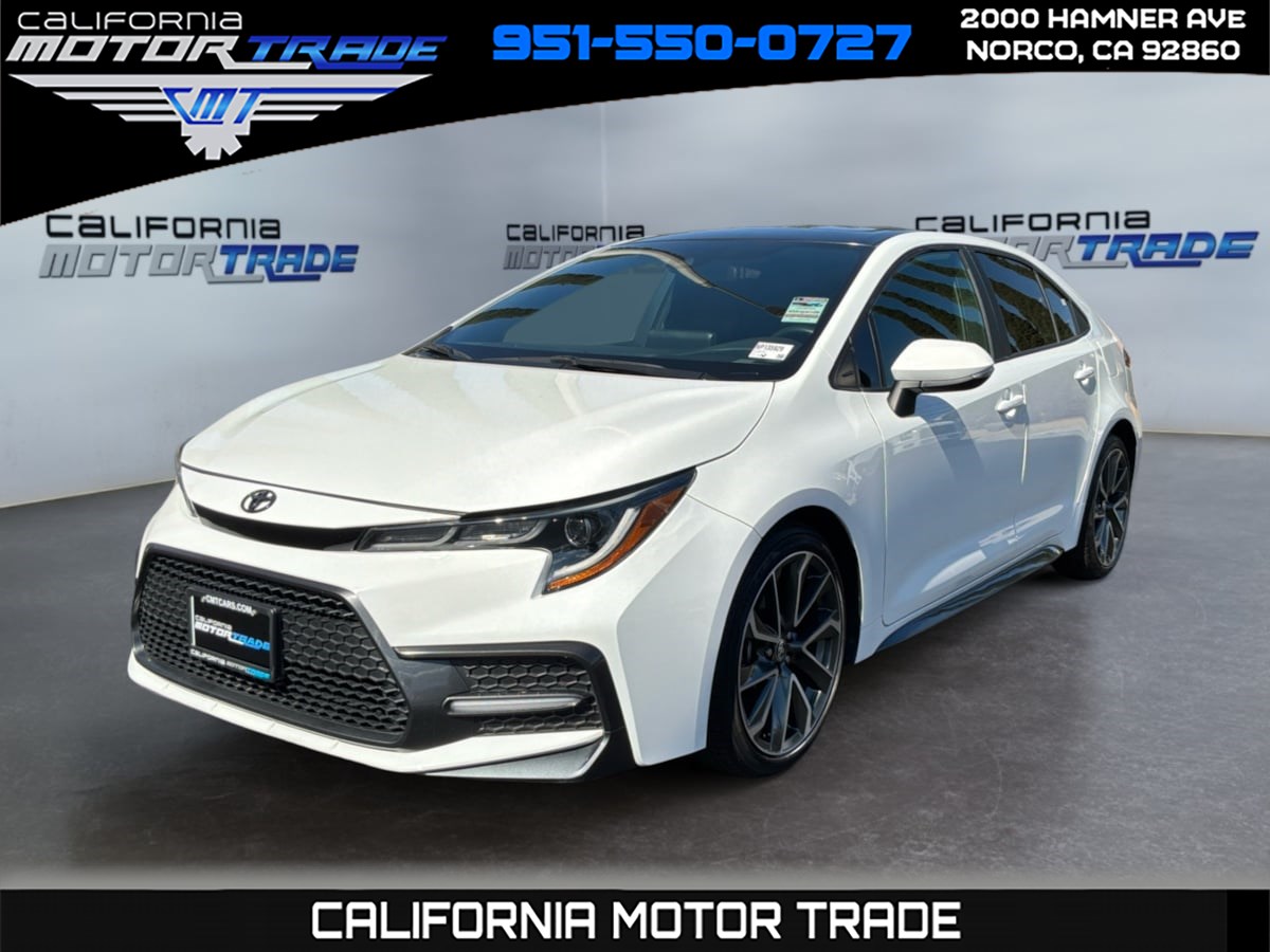 White 2022 Toyota Corolla Sedan Front-Wheel Drive Automatic