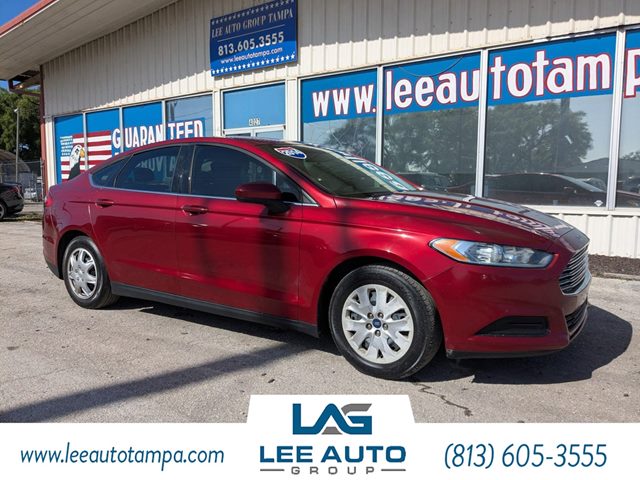 Ruby Red Metallic Tinted Clearcoat 2014 Ford Fusion S Sedan Front-Wheel Drive Automatic