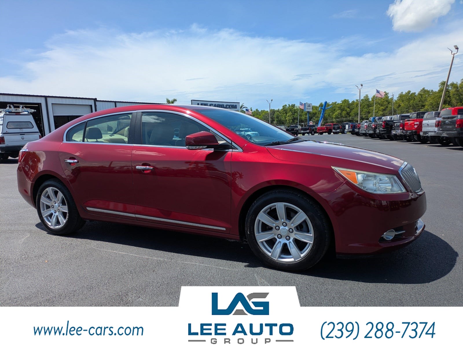 Red Jewel Tintcoat 2011 Buick LaCrosse Sedan Front-Wheel Drive Automatic