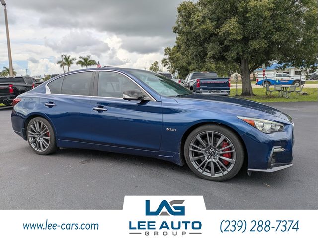 Iridium Blue 2019 INFINITI Q50 Sedan Rear-Wheel Drive Automatic
