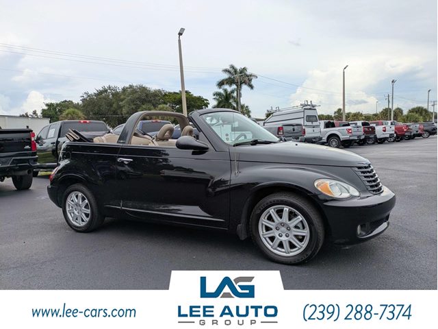 Brilliant Black Crystal Prl 2008 Chrysler PT Cruiser Convertible Front-Wheel Drive Automatic