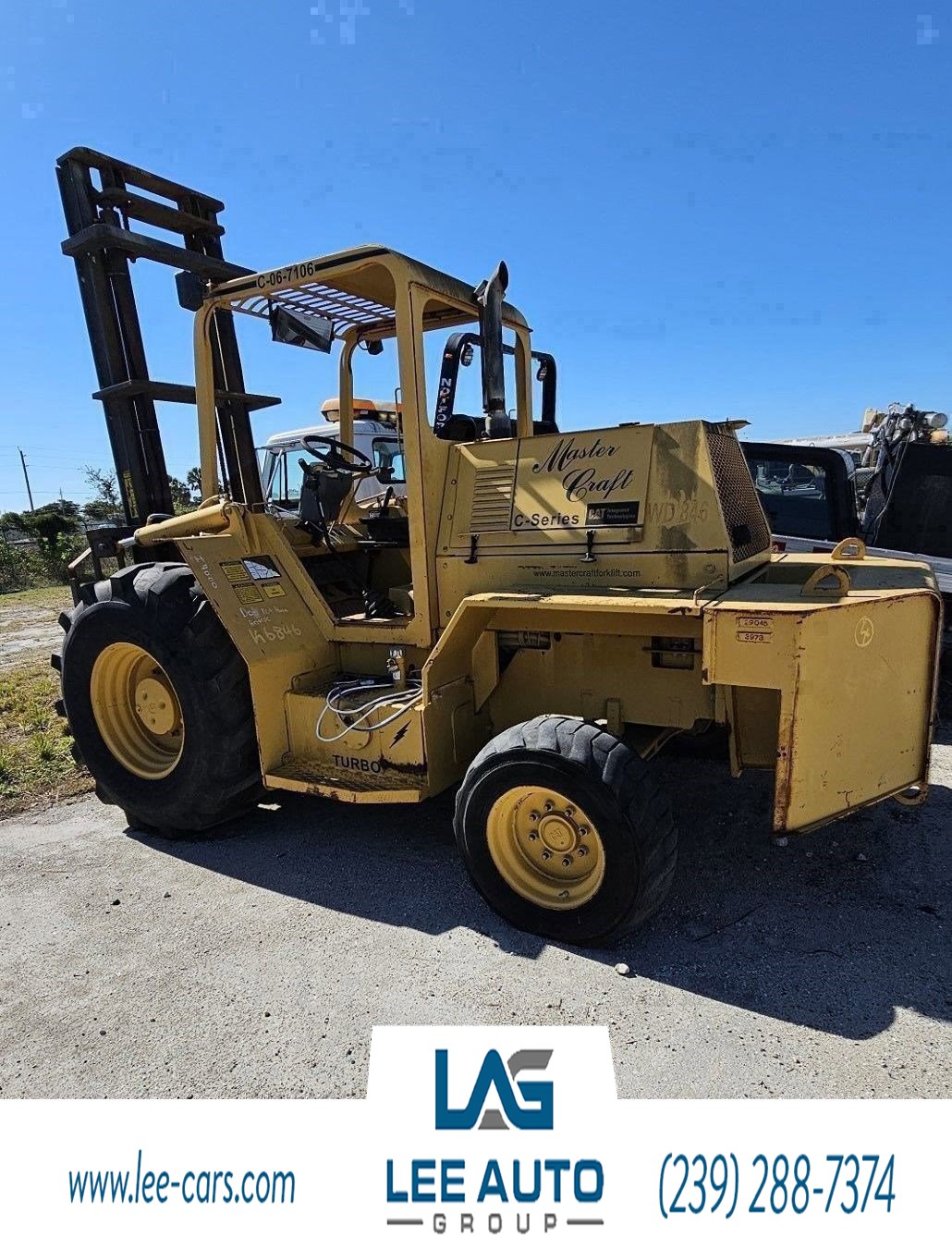 2009 Master Craft Rough Terrain Forklift 